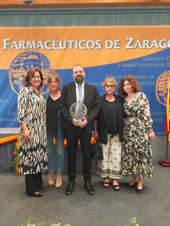 Imagen El Colegio Oficial de Farmacéuticos de Zaragoza premia a la Comarca de...